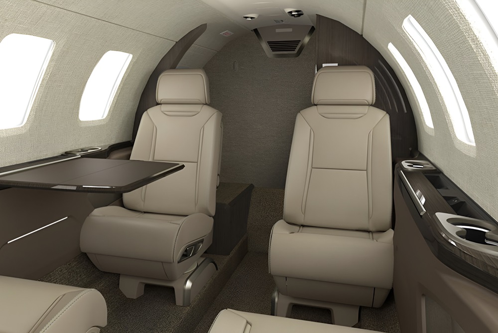 Cessna Citation CJ2 Cashmere interior