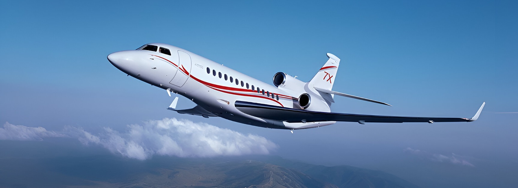 Dassault Falcon 7X main page header