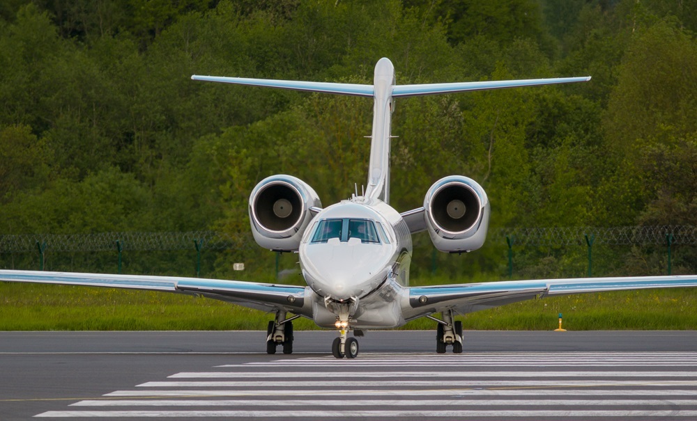cessna citation x from front