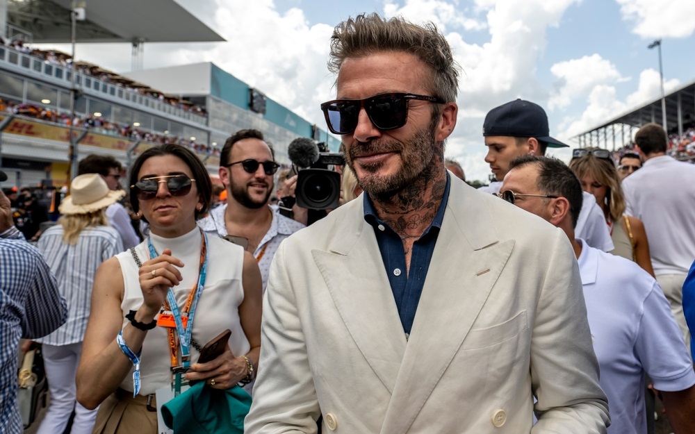 David Beckham Charter a Private Jet to 2024 Miami Formula 1 Race Weekend