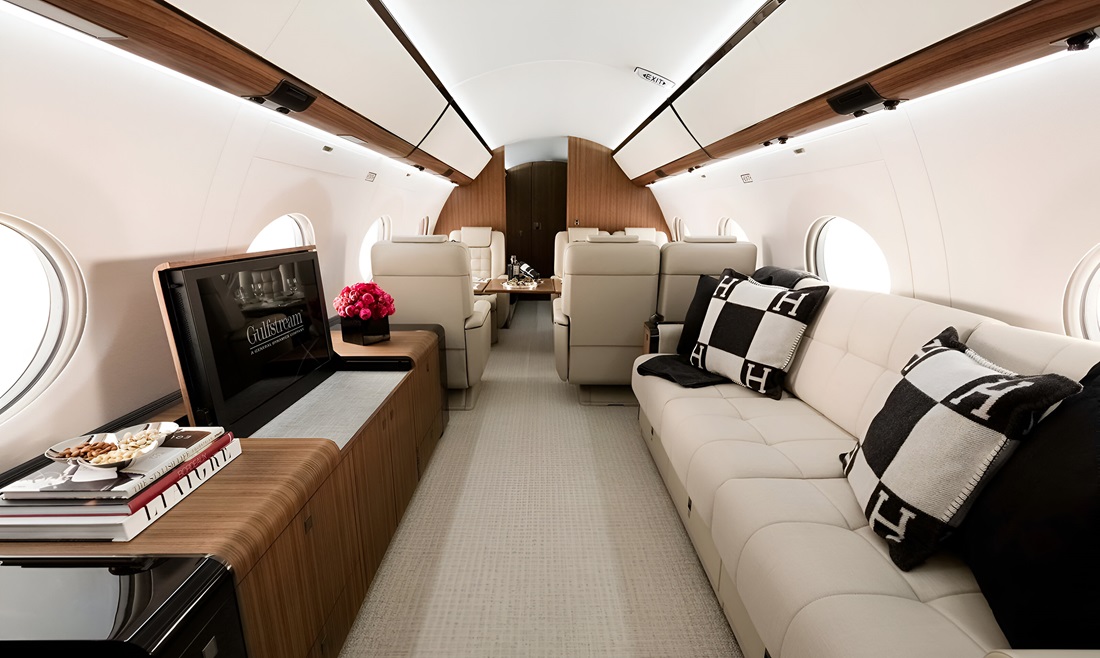 Gulfstream 650ER private jet