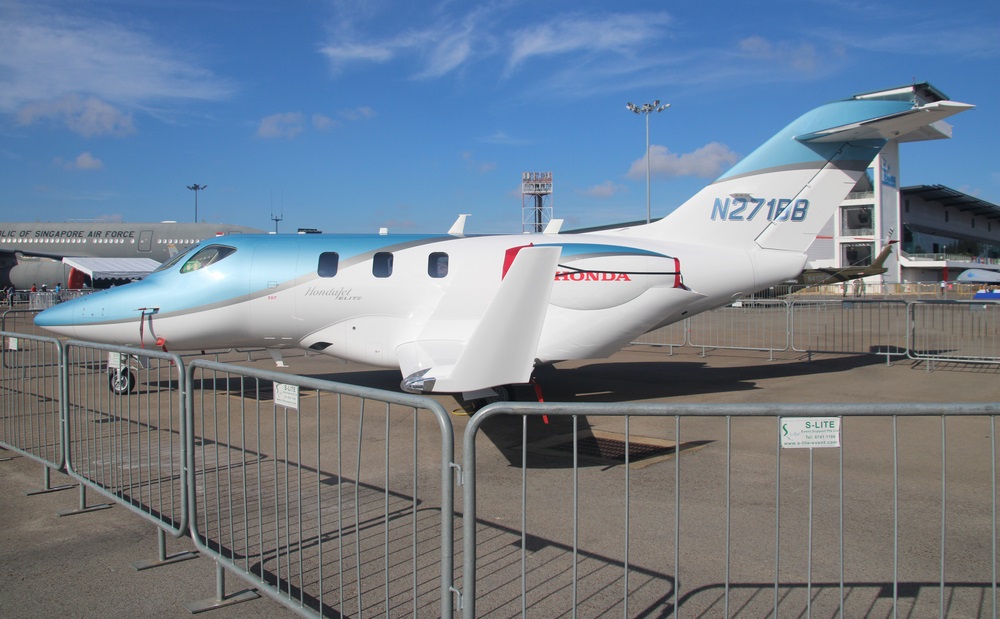 HA-420 HondaJet Elite N271BB at Singapore Airshow