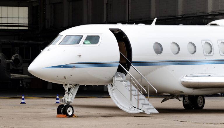 gulfstream G600 business jet parked at Le Bourget Airport