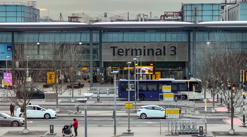 Terminal 3 at London Heathrow airport