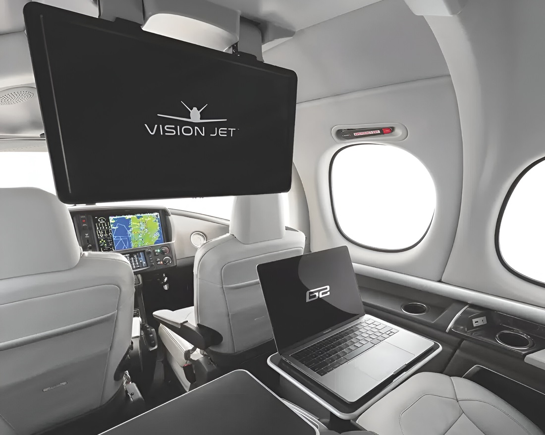 feature grid vision jet cabin comfort