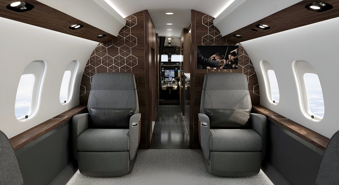 Global 6500 cabin section