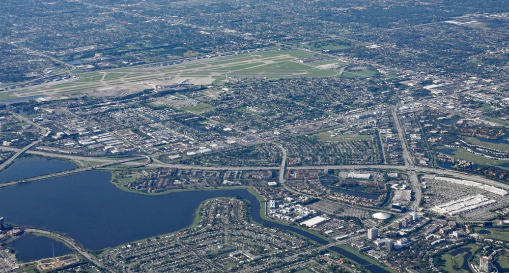 Palm Beach International (PBI) airport in West Palm Beach, Florida