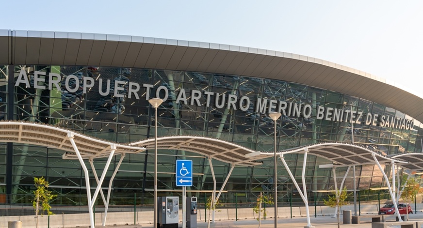 Arturo Merino Benítez International Airport in Pudahuel, Santiago, Chile