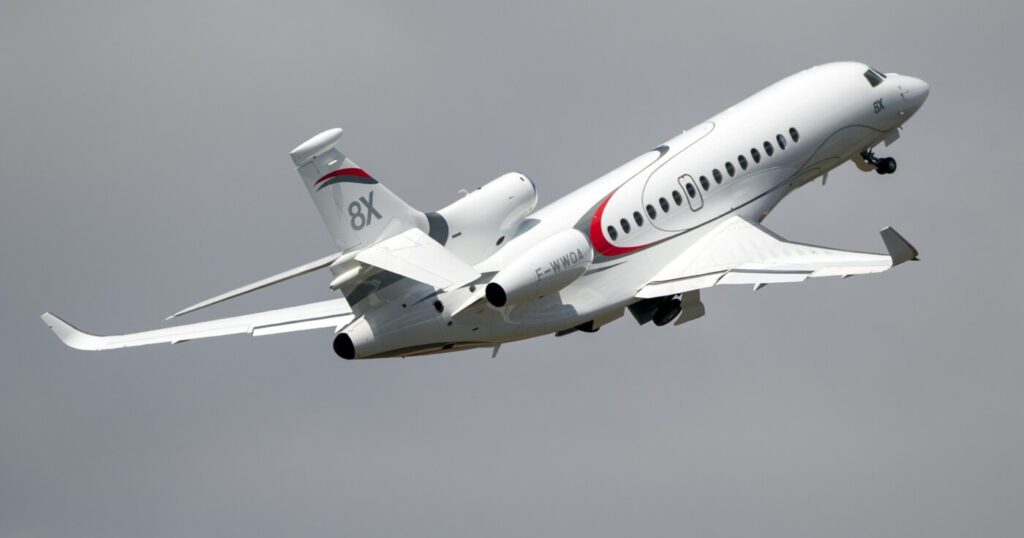 Dassault Aviation Falcon 8X business jet