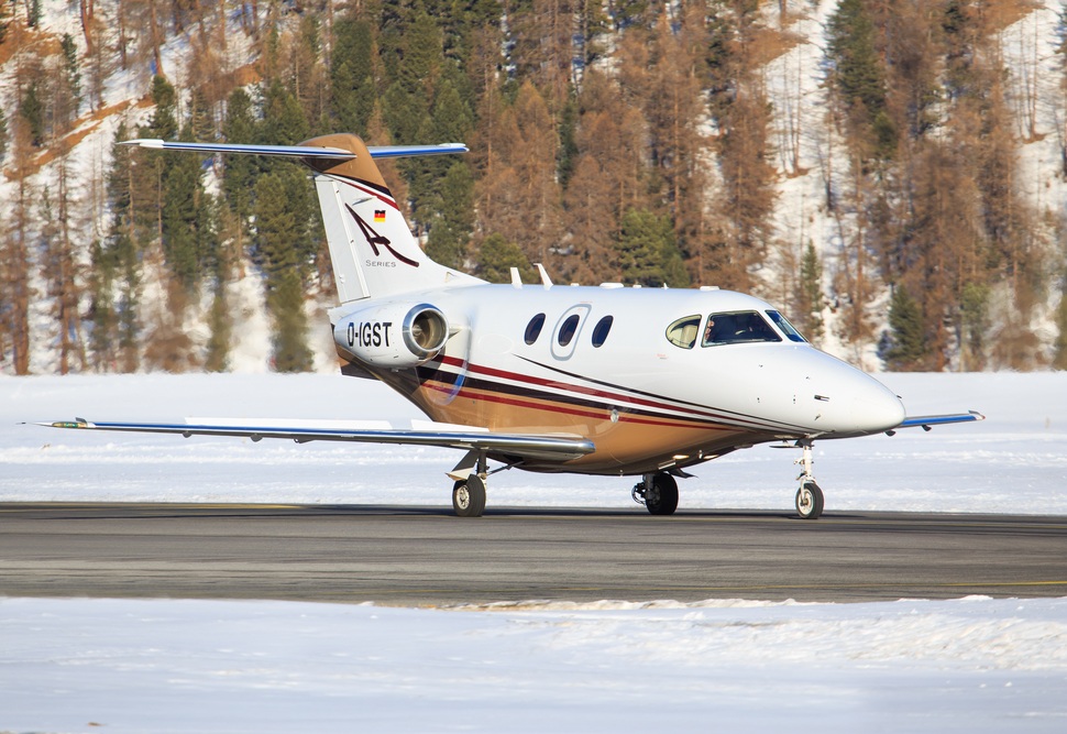 Premier IA at Engadin Airport in Samedan