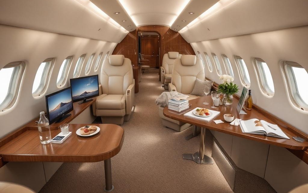 Gulfstream G III cabin seating