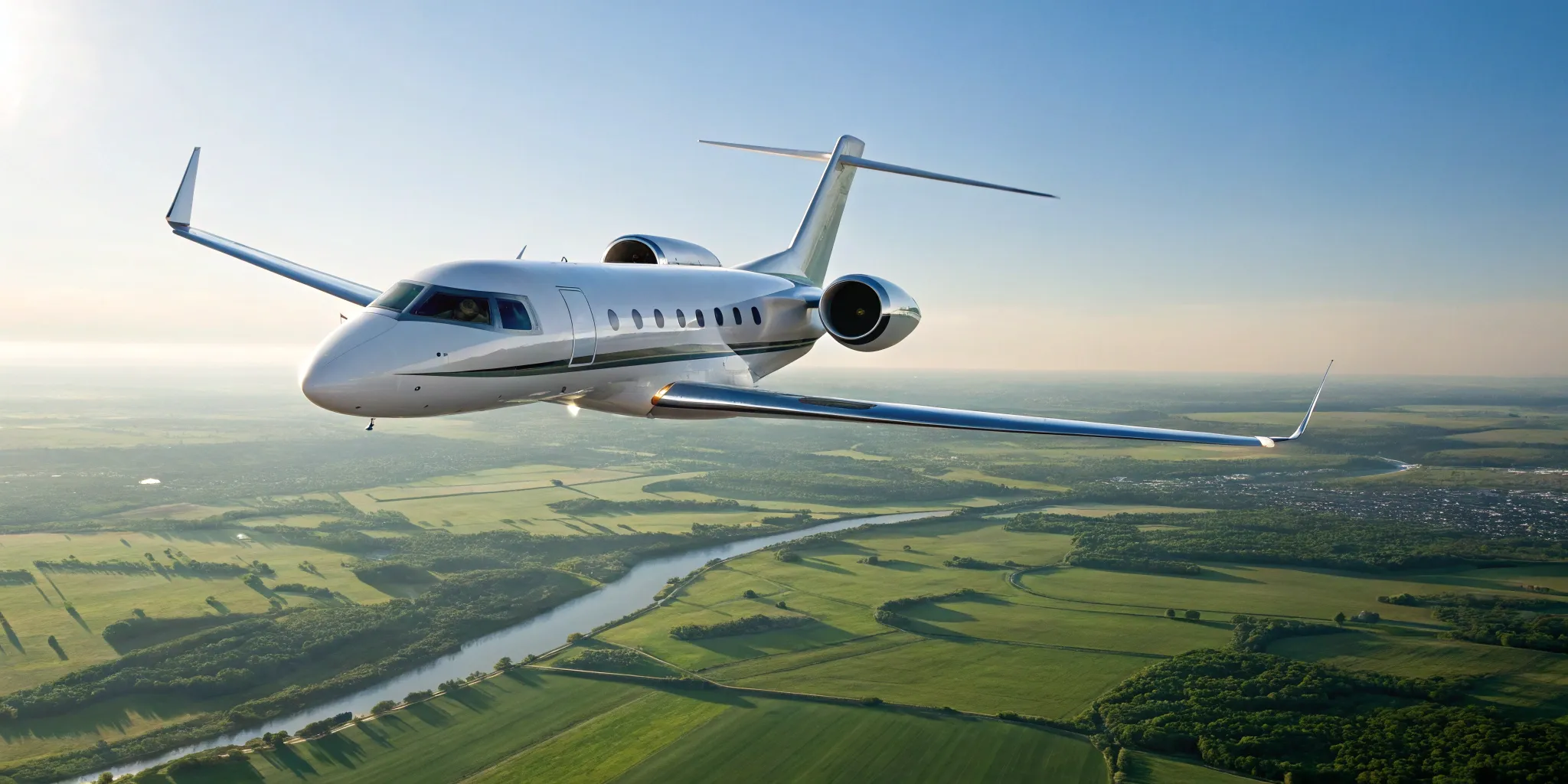 Private jet charter flight.